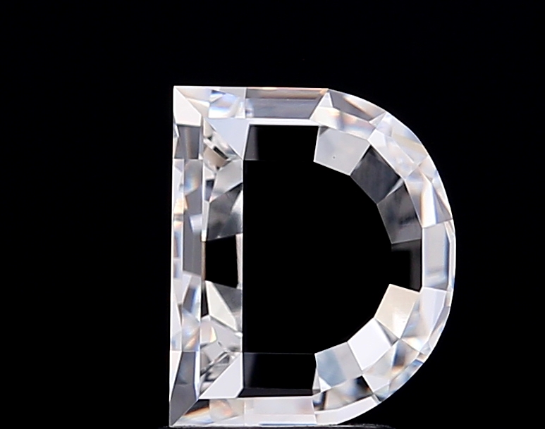 Matched pair of Alphabets lab grown diamonds, 2.70 × 2.70 mm, D VS1, 2.02ct total