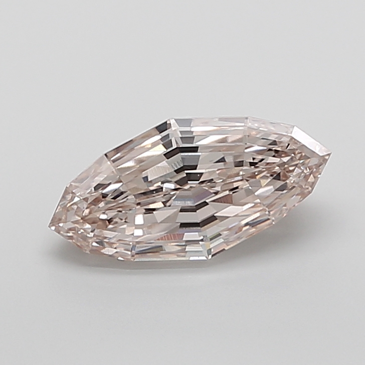 4.09 carat Fancy Brown Marquise Step Cut lab grown diamond, VVS2, IGI certified