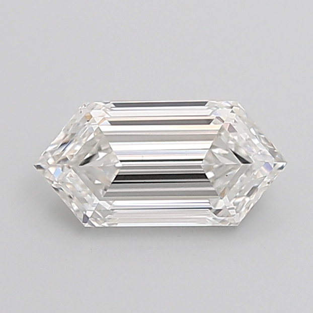 1.63 carat Hexagon lab grown diamond, G VS1, IGI certified