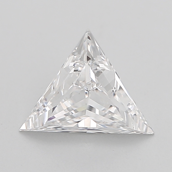 1.37 carat Triangle lab grown diamond, D VS1, IGI certified