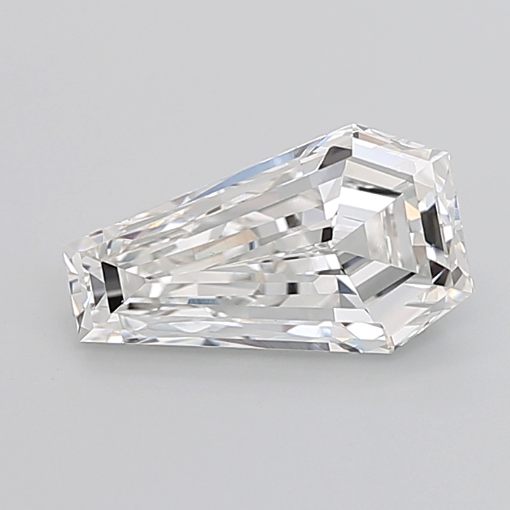 4.17 carat Coffin lab grown diamond, E VS1, IGI certified