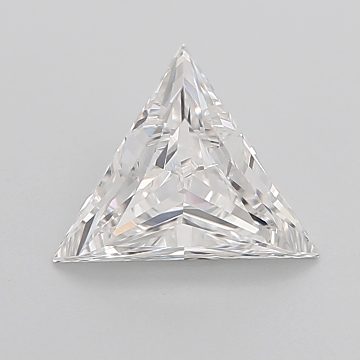 1.85 carat Triangle lab grown diamond, E VS2, IGI certified