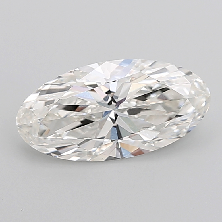 4.09 carat Moval lab grown diamond, G VVS2, IGI certified