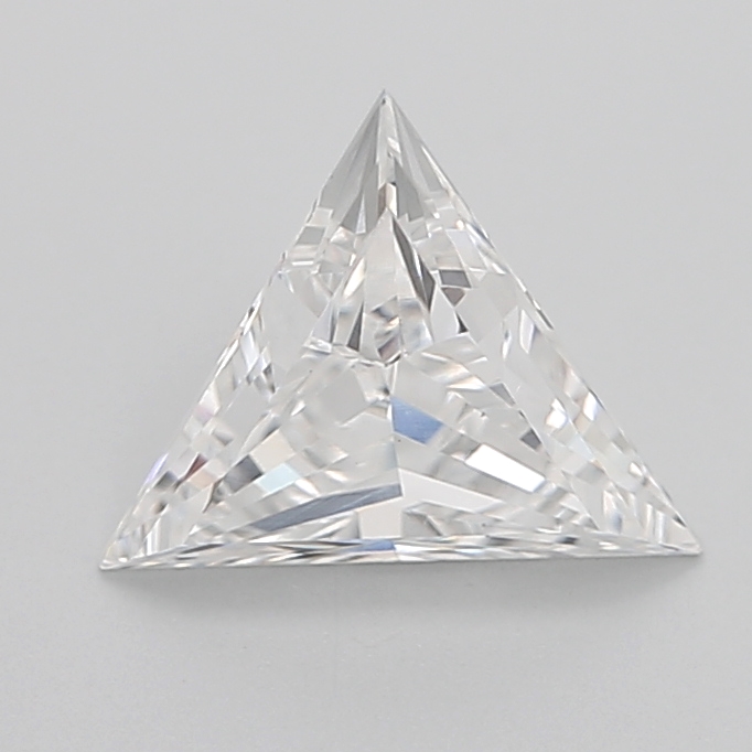 1.71 carat Triangle lab grown diamond, D VS2, IGI certified