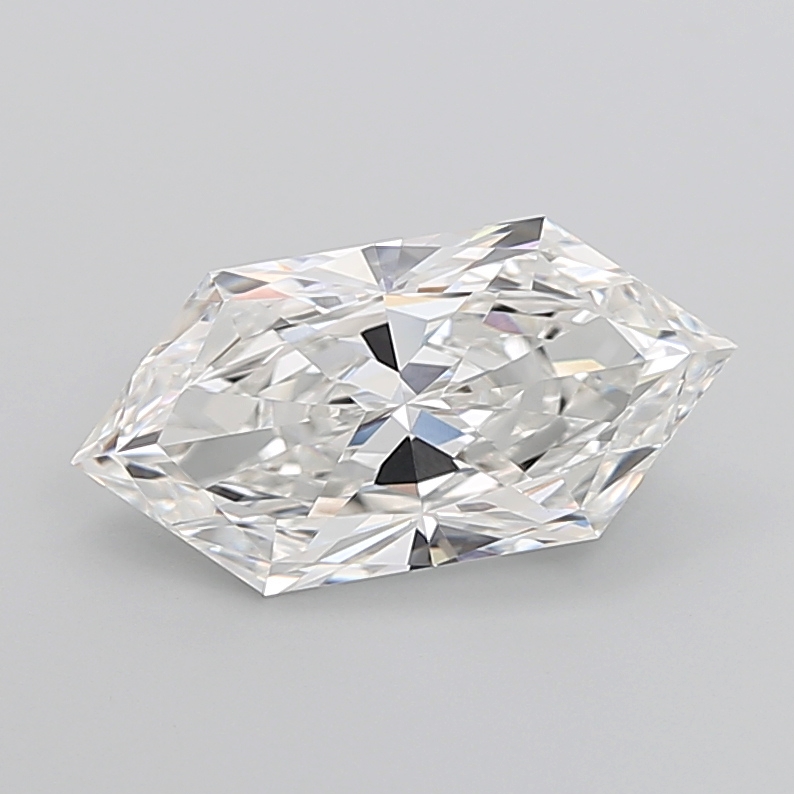 5.21 carat Hexagon Brilliant lab grown diamond, E VVS2, IGI certified