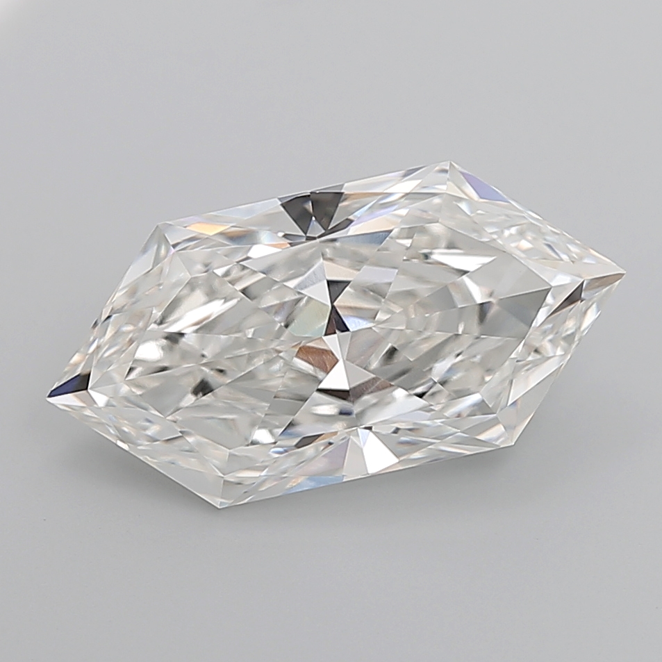 10.20 carat Hexagon Brilliant lab grown diamond, F VVS2, IGI certified