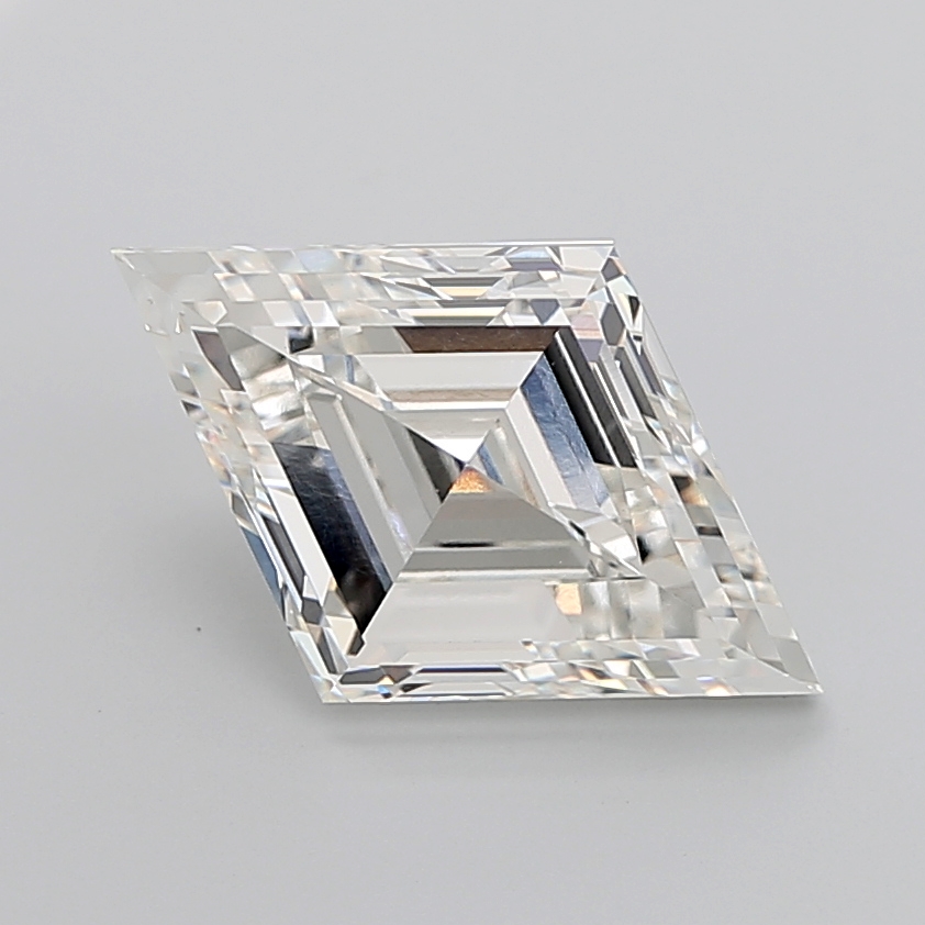 8.47 carat Lozenge lab grown diamond, H VVS2, IGI certified