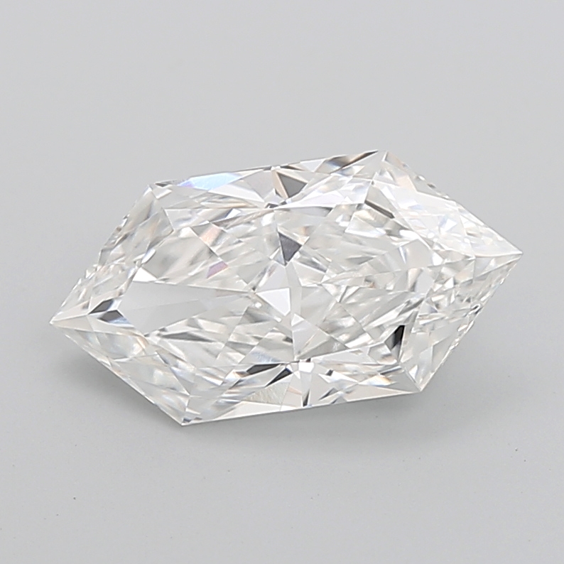 5.10 carat Hexagon Brilliant lab grown diamond, E VVS2, IGI certified