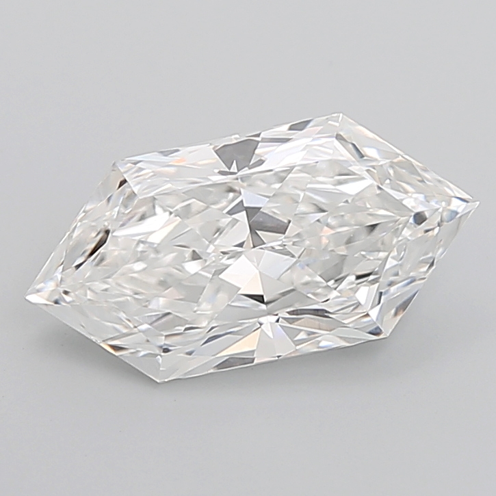 5.28 carat Hexagon Brilliant lab grown diamond, E VVS2, IGI certified