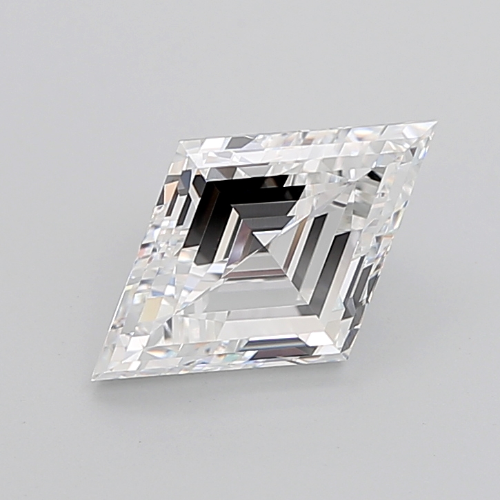 4.09 carat Lozenge lab grown diamond, E VVS2, IGI certified