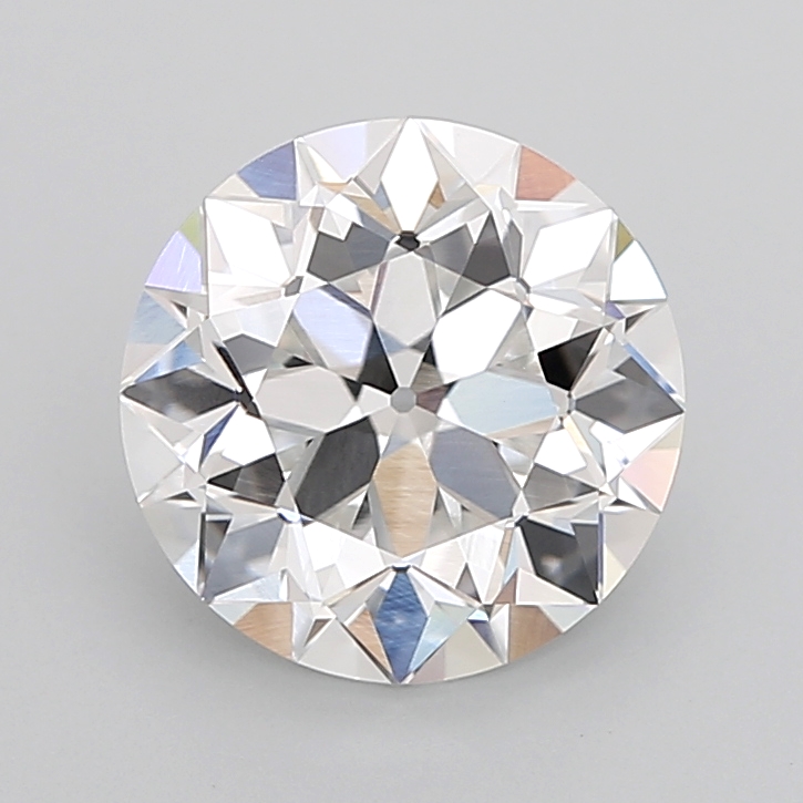 4.11 carat Euro Cut lab grown diamond, E VVS2, IGI certified