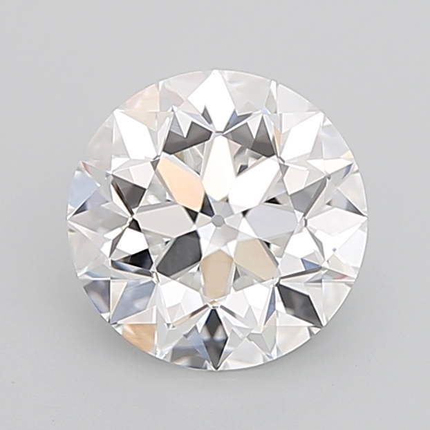4.08 carat Euro Cut lab grown diamond, E VVS2, IGI certified