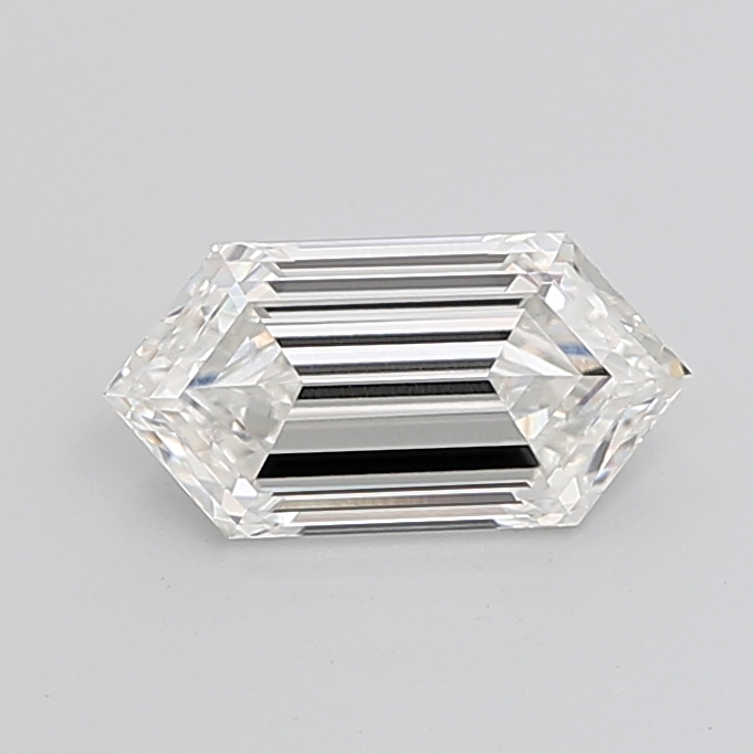 2.60 carat Hexagon lab grown diamond, G VVS2, IGI certified