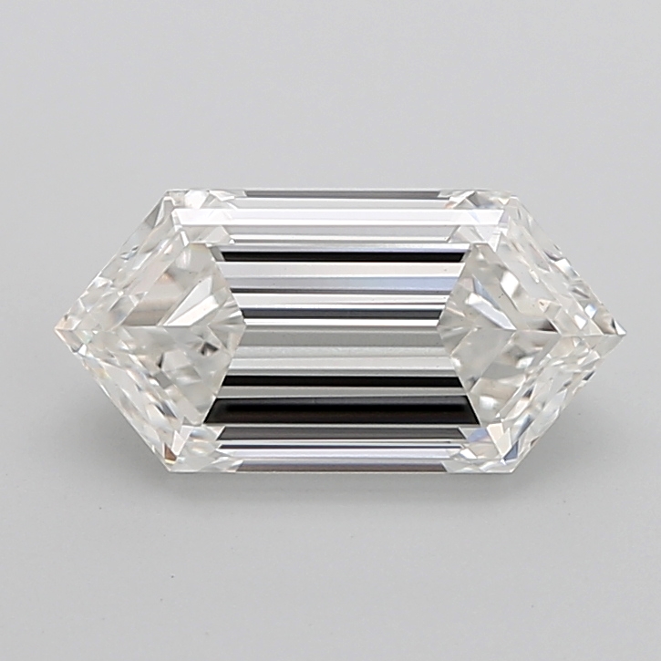 3.32 carat Hexagon lab grown diamond, G VS1, IGI certified