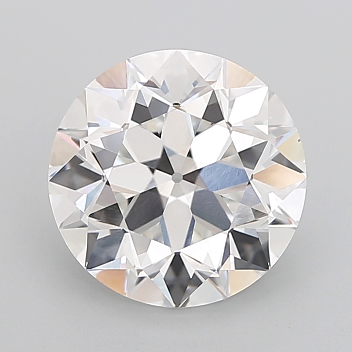 5.09 carat Euro Cut lab grown diamond, F VVS2, IGI certified
