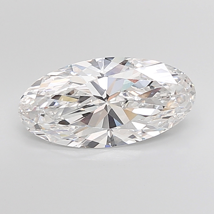 5.10 carat Moval lab grown diamond, E VVS2, IGI certified