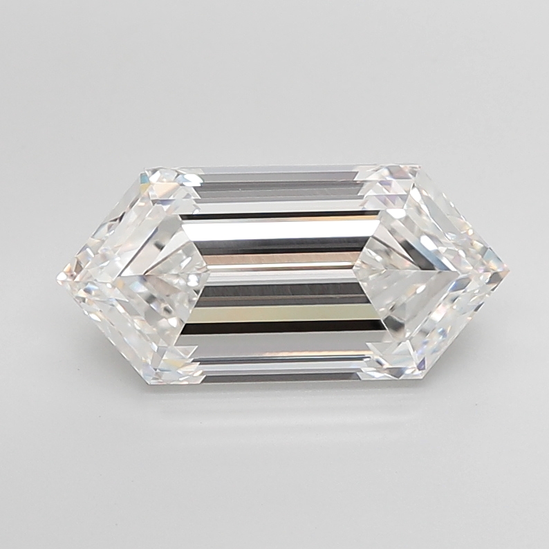 6.55 carat Hexagon diamond