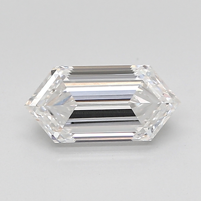 1.15 carat Hexagon lab grown diamond, E VVS2, IGI certified