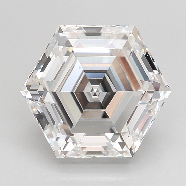 IGI Certified LG747527970 | 3.16 ct E Hexagon VVS2 Lab-Grown Diamond
