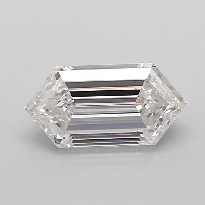 1.11 carat Hexagon lab grown diamond, F VVS2, IGI certified
