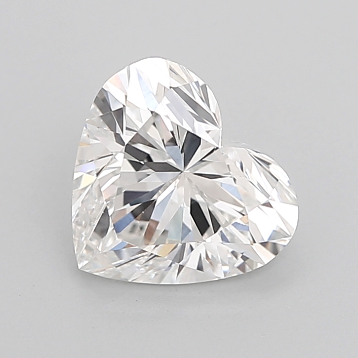 2.04 carat Heart lab grown diamond, E VVS2, IGI certified