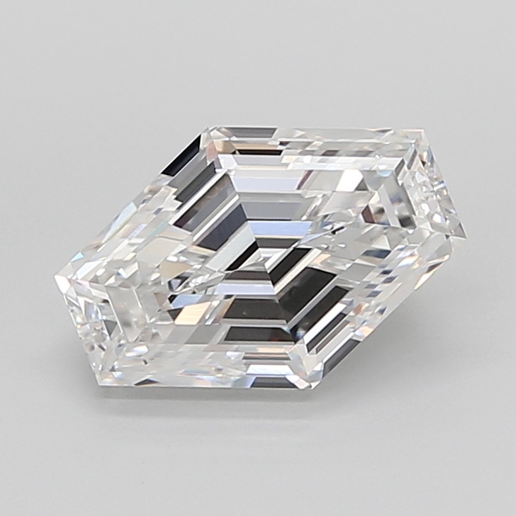 4.68 carat Lozenge lab grown diamond, E VVS2, IGI certified