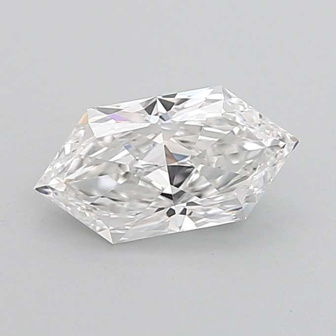 1.11 carat Hexagon Brilliant lab grown diamond, D VVS2, IGI certified