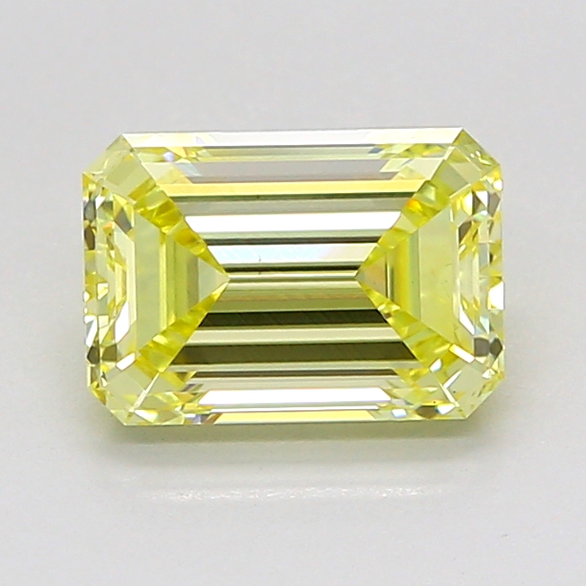 Emerald Cut 1.61ct FY VS1 IGI