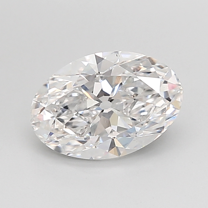 2.06 carat Old Mine Oval lab grown diamond, D VS1, IGI certified