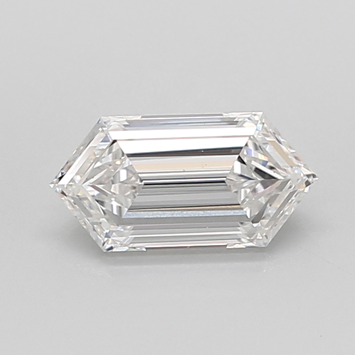 1.65 carat Hexagon lab grown diamond, E VS2, IGI certified