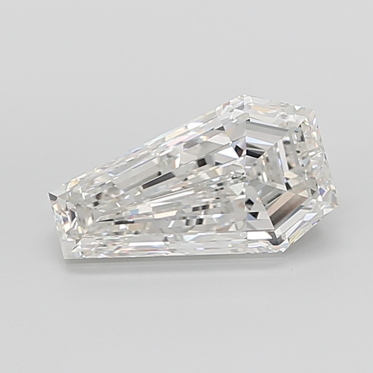 5.35 carat Coffin lab grown diamond, G VVS2, IGI certified