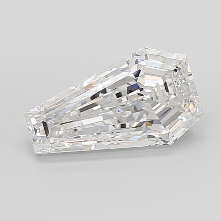 6.26 carat Coffin lab grown diamond, E VVS2, IGI certified
