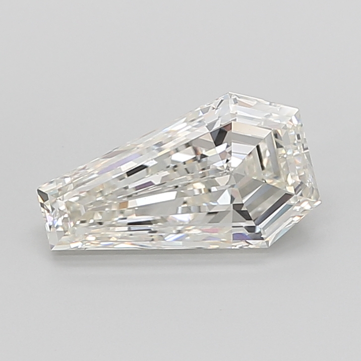 3.19 carat Coffin lab grown diamond, E VVS2, IGI certified