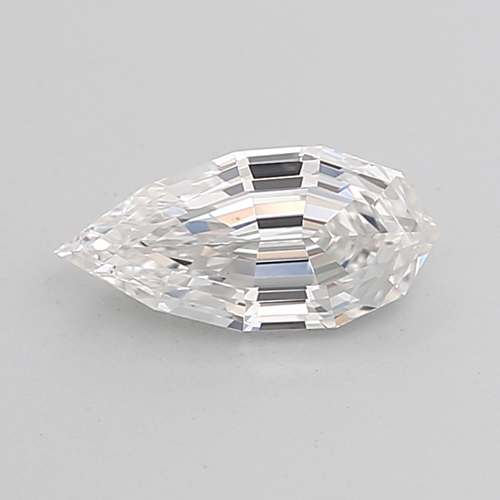 1.22 carat Pear Step Cut lab grown diamond, E VS1, IGI certified
