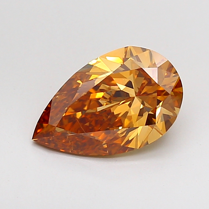 4.11 carat Pear diamond