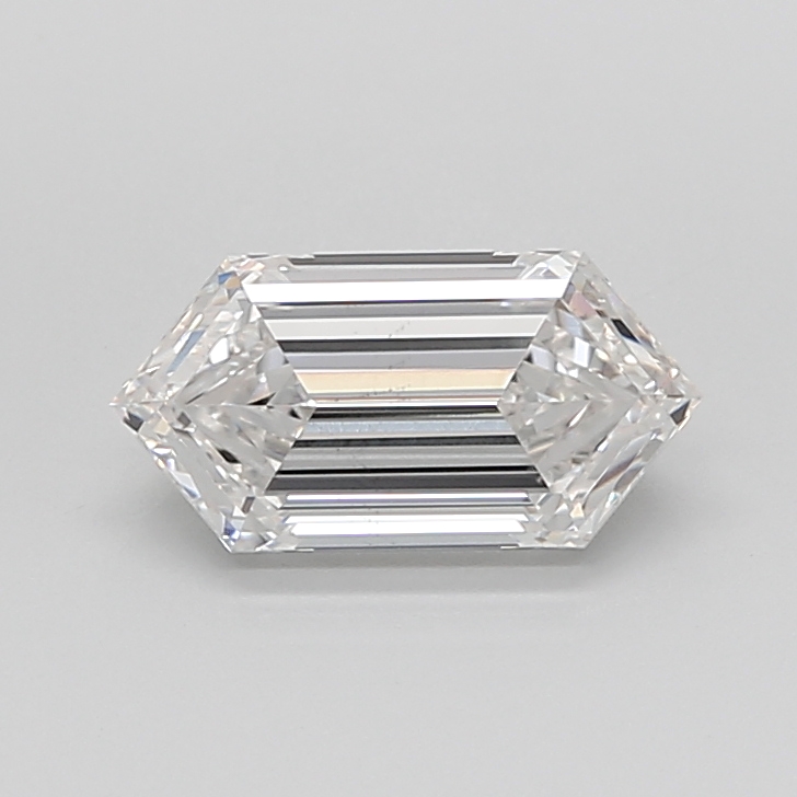 2.30 carat Hexagon lab grown diamond, E VS2, IGI certified