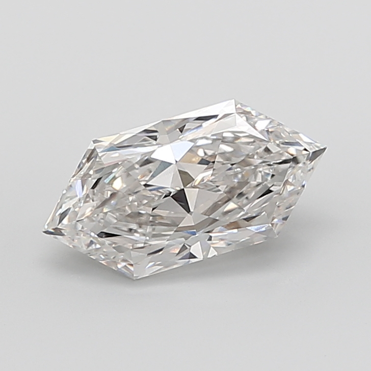 5.06 carat Hexagon Brilliant lab grown diamond, G VS2, IGI certified