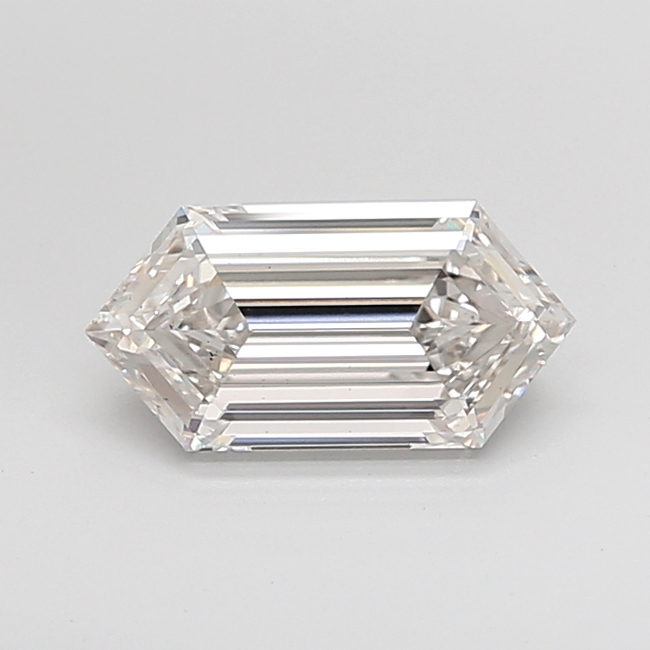 2.12 carat Hexagon lab grown diamond, H VS1, IGI certified