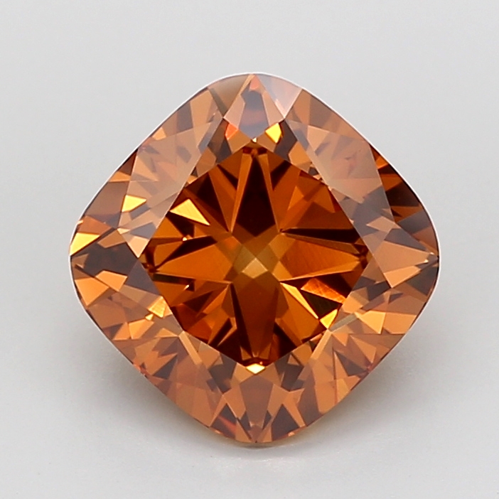 4.05 carat Cushion lab-grown diamond