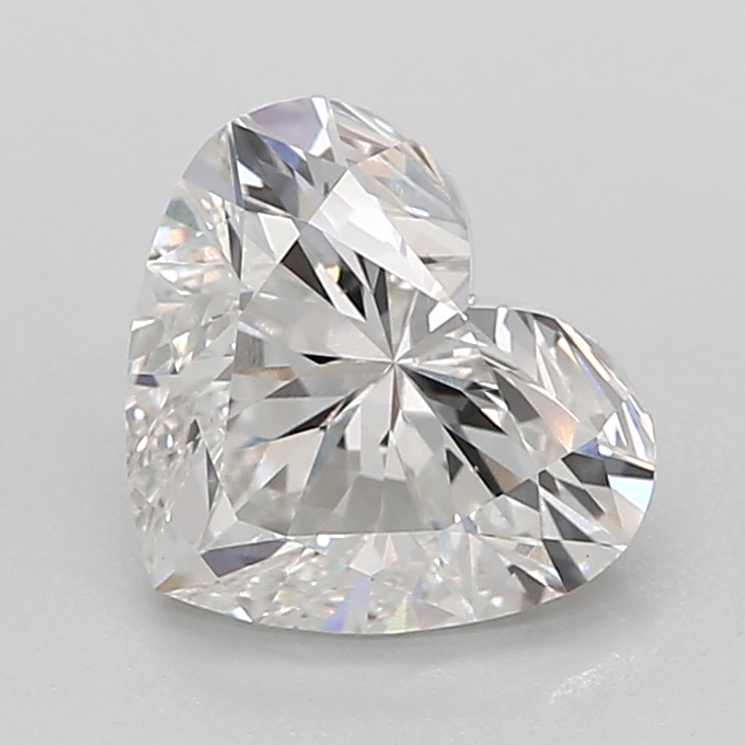 2.03 carat Heart lab grown diamond, E VVS2, IGI certified