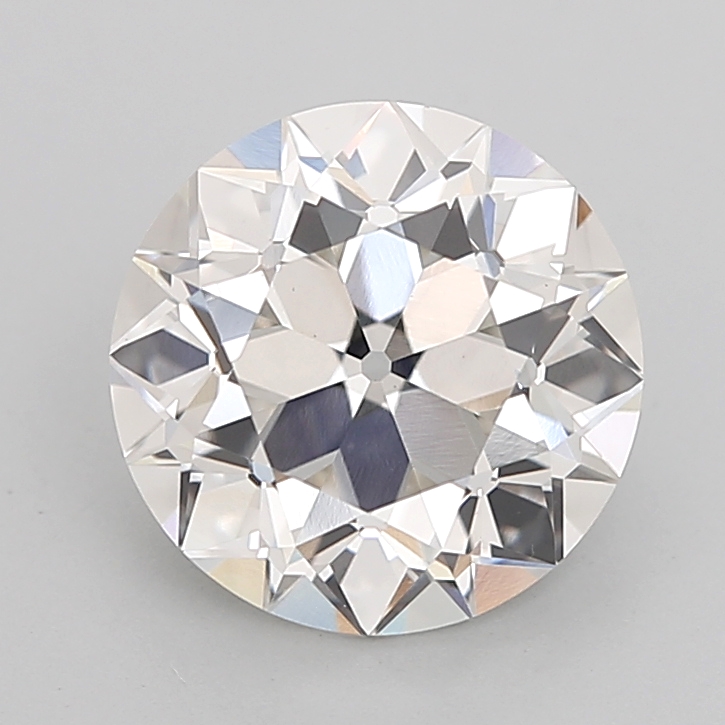 3.07 carat Euro Cut lab grown diamond, F VS1, IGI certified