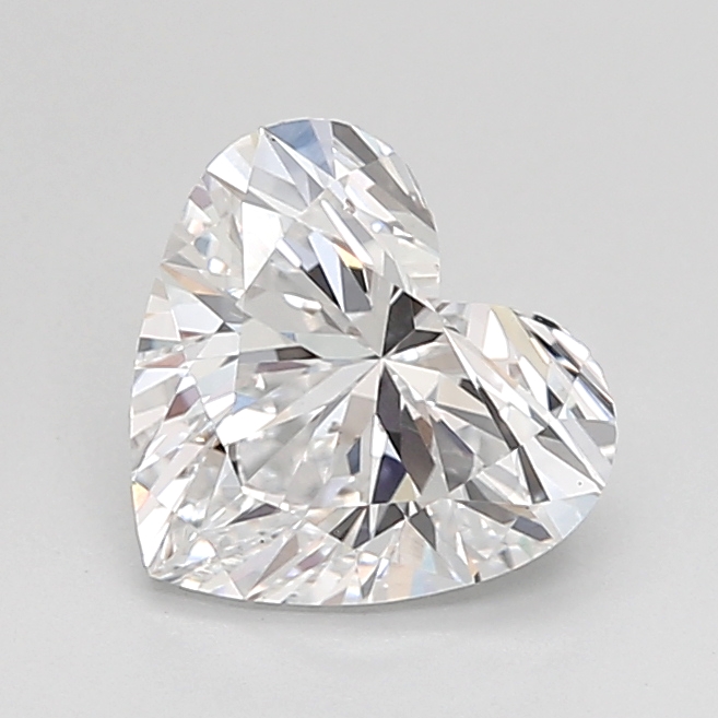 1.51 carat Heart lab grown diamond, D VVS2, IGI certified