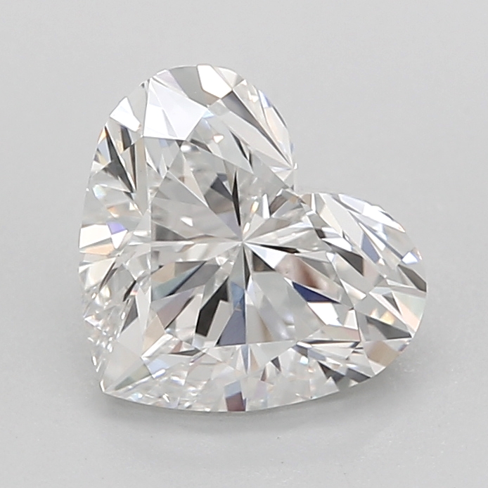 2.07 carat Heart lab grown diamond, E VVS2, IGI certified