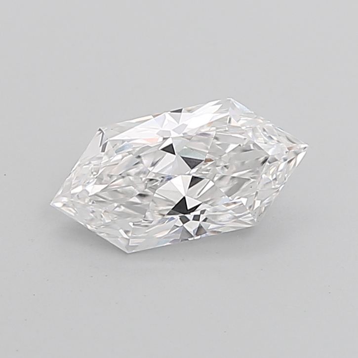 2.18 carat Hexagon Brilliant lab grown diamond, D VVS2, IGI certified
