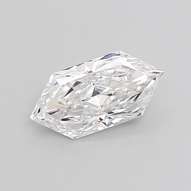 1.09 carat Hexagon Brilliant lab grown diamond, D VVS1, IGI certified