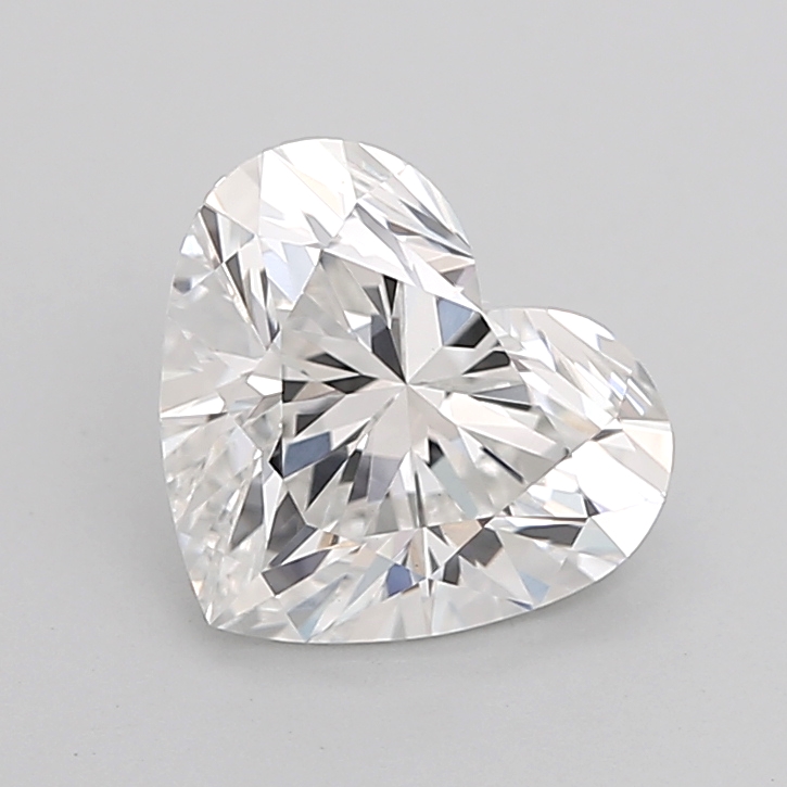 2.57 carat Heart lab grown diamond, E VVS2, IGI certified