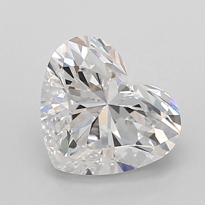 1.61 carat Heart lab grown diamond, D VS1, IGI certified