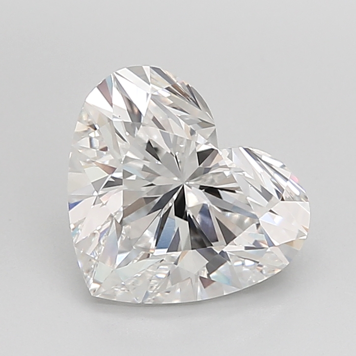 3.06 carat Heart lab grown diamond, F VS1, IGI certified