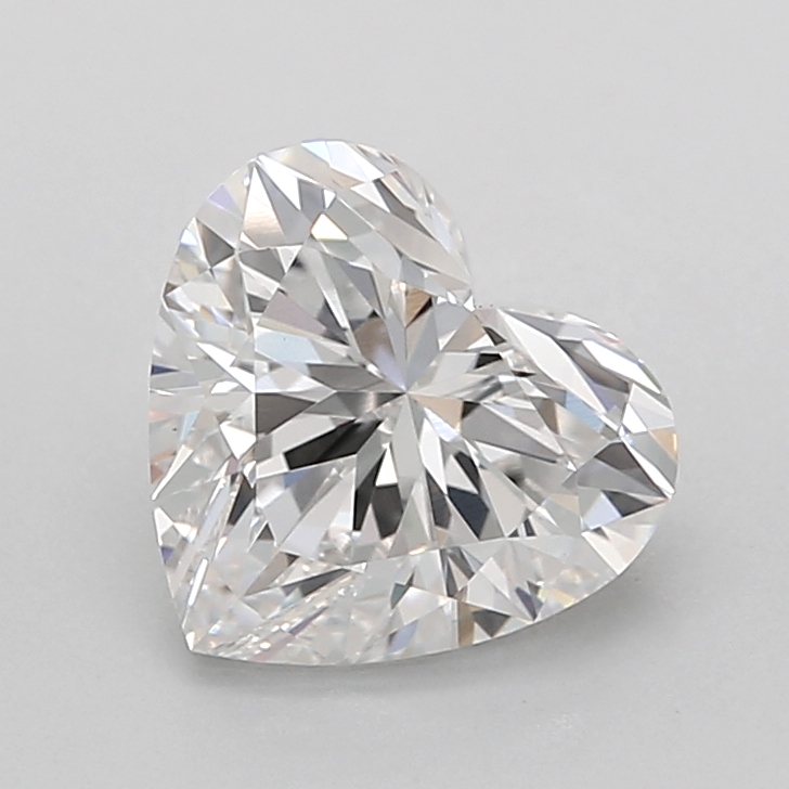 2.05 carat Heart lab grown diamond, E VVS2, IGI certified