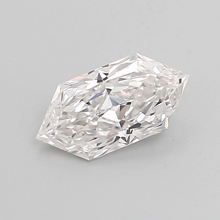 1.05 carat Hexagon Brilliant lab grown diamond, F VVS2, IGI certified